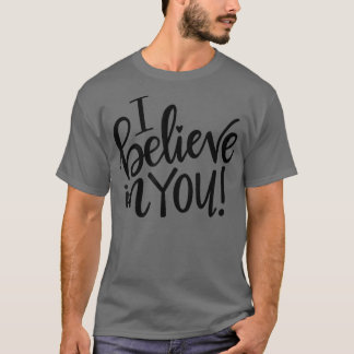 Arco-Íris Eu Acredito Em Seu Professor De T-Shirt 