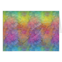 [Arco-íris Frost] cartão da borboleta da