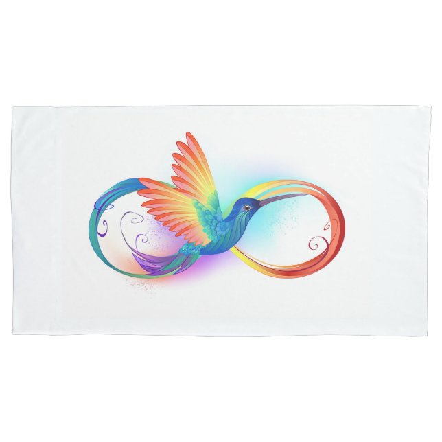 Arco-íris Hummingbird com símbolo Infinito (Frente)
