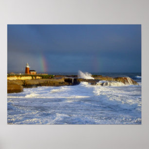Arco-íris II do farol de Santa Cruz - impressão