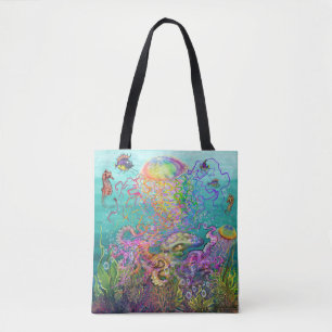 Arco-íris metido Tote Bag