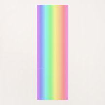 arco-íris mole de cores em um tapete ioga