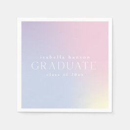 arco-íris ombre trendy graus guardanapos