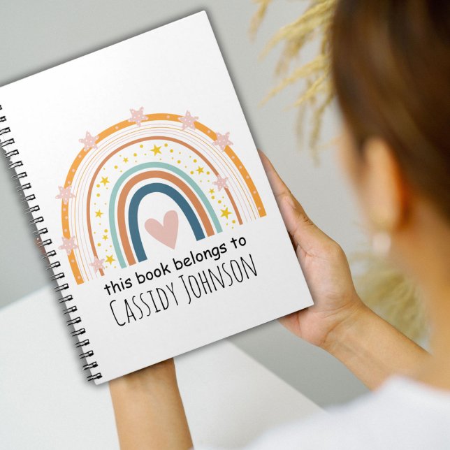 Arco-íris pastel este livro pertence ao caderno de (Criador carregado)