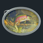 Arco-Íris, peixes saltando para um Inseto<br><div class="desc">Para o maníaco de pesca na sua família: truta arco-íris.</div>