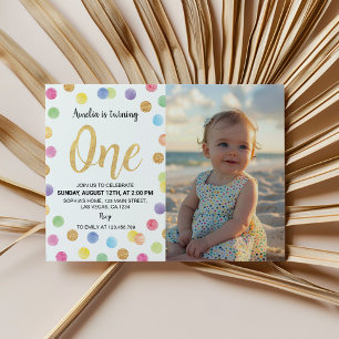 Arco-Íris Ponto Convite de Fotografia do primeiro 