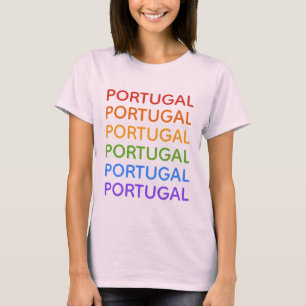 Arco-íris Portugal camisas e jaquetas