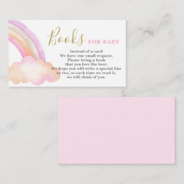 Arco-Íris Rosa Traga um Cartão de Livro