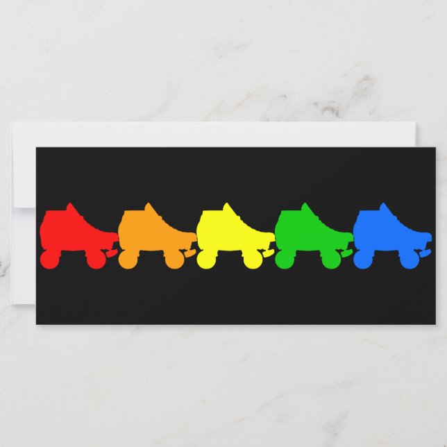 arco-íris skate rolo (Frente)