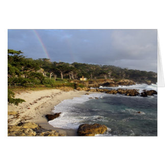 Arco-íris sobre o cartão de Carmel