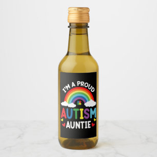 Arco-íris Sou Uma Tia Orgulhosa do Autismo Conscie
