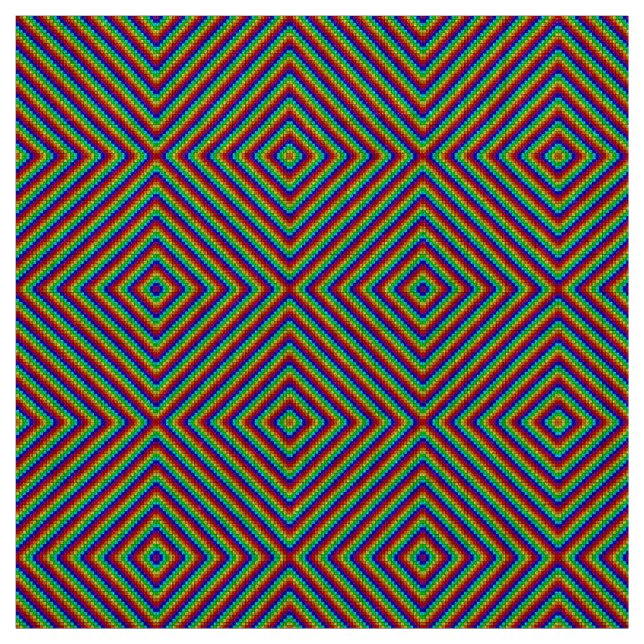 Arco-Íris X - Tecido natural de linhagem (Modelo)