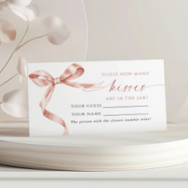 Arco Mocha Quantos cartões de Chá de Kisses