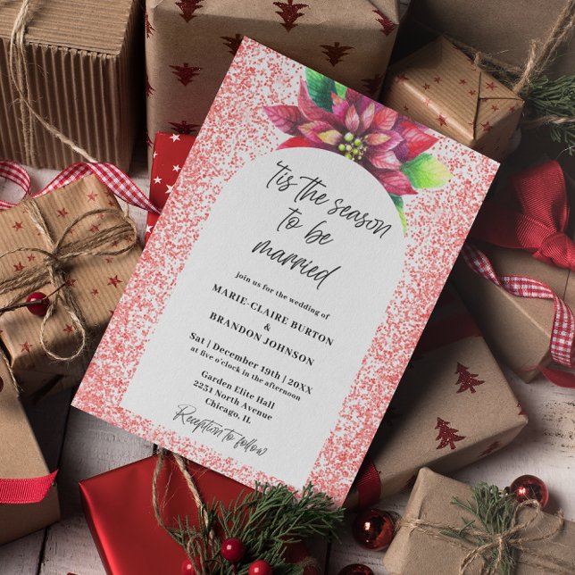 Arco Orçamental Poinsettia Vermelha Forte Casament (Criador carregado)