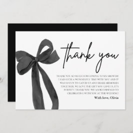 Arco Preto. Ela é Cartões de agradecimentos de Cas