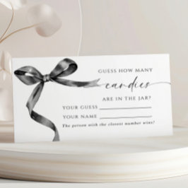 Arco Preto Quantas Canais Cartão de Jogo de Chá