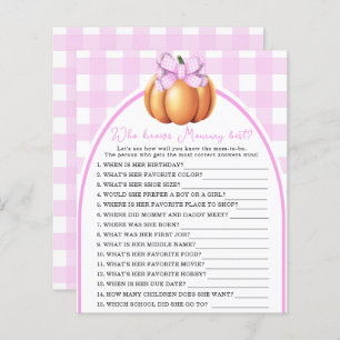 Arco rosa-abóbora - Quem conhece melhor a mamãe