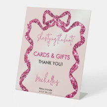 Arco rosa brilhante Ela é Casando