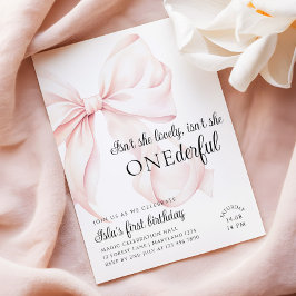 Arco Rosa Maravilhoso Primeiro Convite de Aniversá