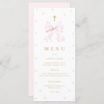 Arco Rosa Pearis Baptism Menu Flat