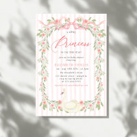 Arco rosa-pinto Rosas vermelhos Convite para Chá d
