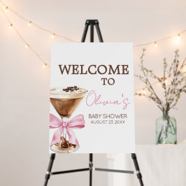 Arco rosa - Sinal de boas-vindas do Chá de fraldas