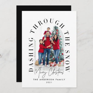 Arco tipográfico moderno 1 fotografia preto Natal