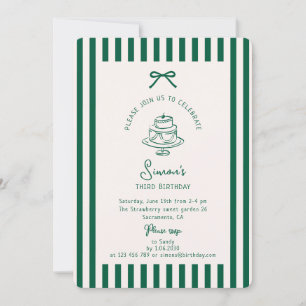 Arco Verde, Convite de aniversário verde