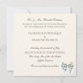 Arco Verde Pastel Vintage Convite para Casamento d