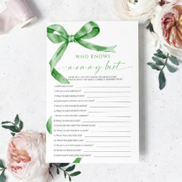 Arco Verde Sage que conhece o melhor jogo de Mamãe