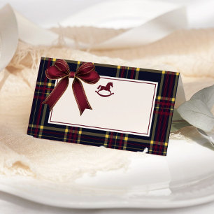 Arco Vermelho De Vinho De Natal De Luxo, Cavalo De