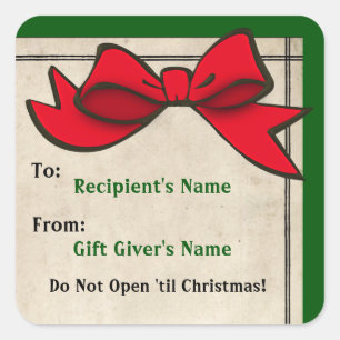 Arco vermelho (personalizado) À-da etiqueta do