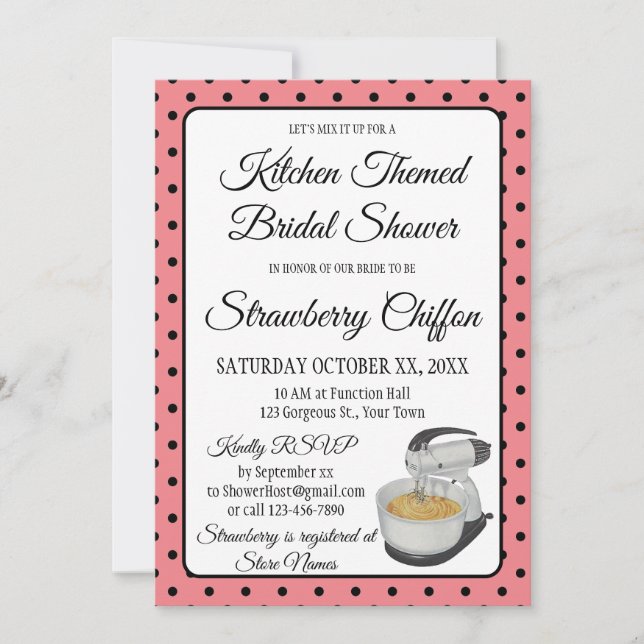 Arcos Chá de panela Vintage Bolinhas PInk (Frente)