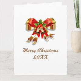 Arcos e Sinos Feliz Cartão de Natal