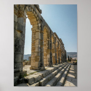 Arcos romanos de Volubilis - poster