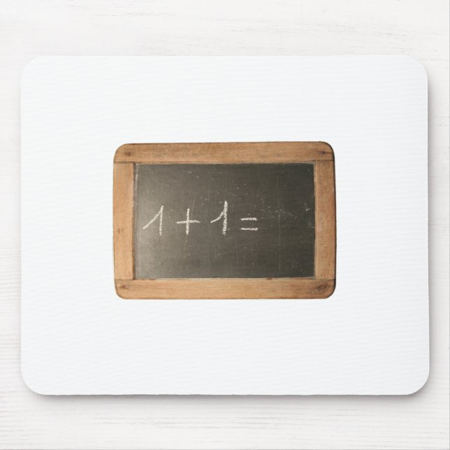 Ardoise 04 Lições Matemáticas Mousepad (Frente)