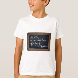 Ardoise 08 Camisa de suor de citação de Cezanne
