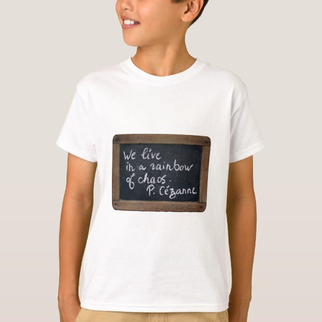 Ardoise 08 Camisa de suor de citação de Cezanne (Frente)