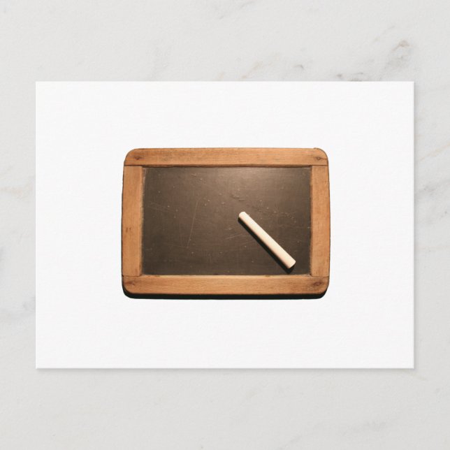 Ardoise Lousa Escolar Vintage com cartão postal de (Frente)