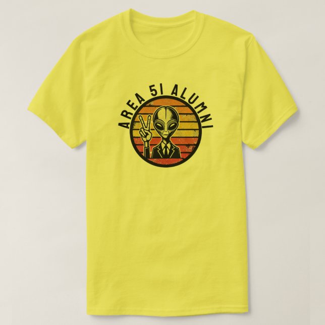 Área 51 Alumni T-Shirt (Frente do Design)