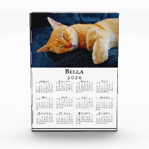 Área de Trabalho de Calendário de Pet e Nome Perso
