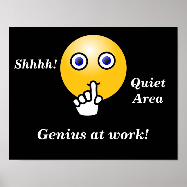 Área silenciosa — poster (Frente)