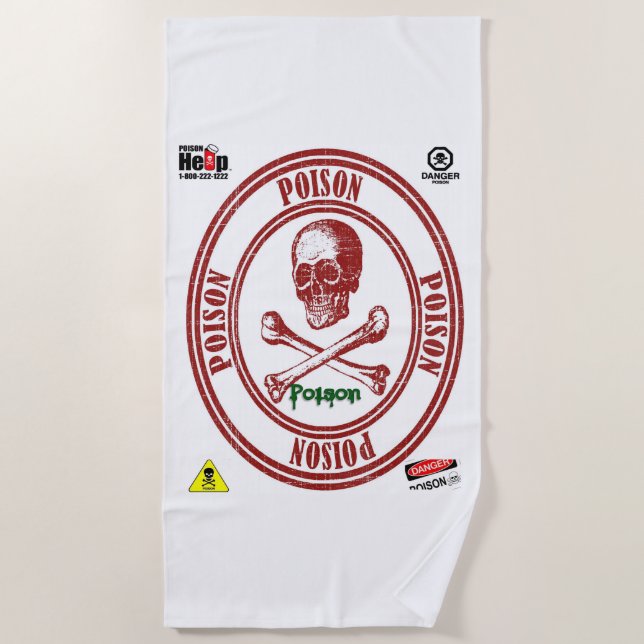 Areia de toalhas Poison (Frente)