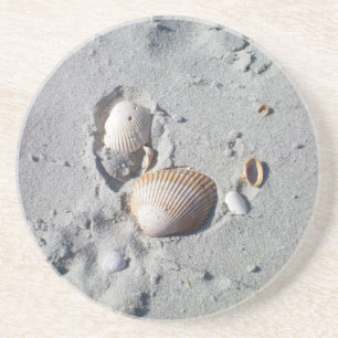 Areia e porta copos dos Seashells