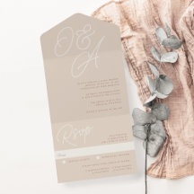 Areia | Script Watermark Monograma Wedding