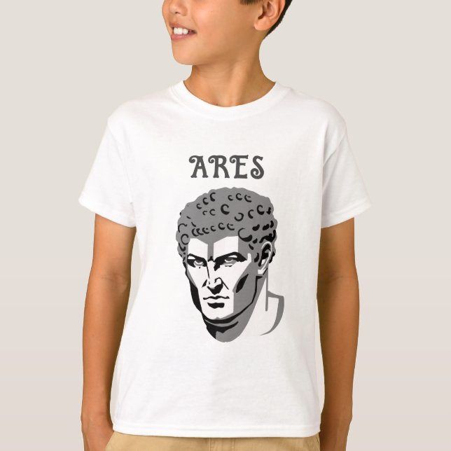 Ares, Deus Olímpico da Guerra, T-Shirt (Frente)