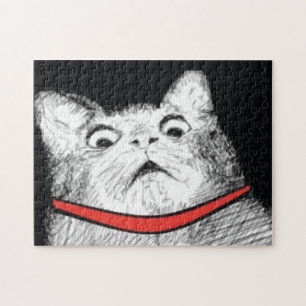Arfada surpreendida Meme do gato - quebra-cabeça