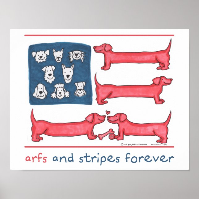 Arfs & Stripes para Poster sempre (Frente)