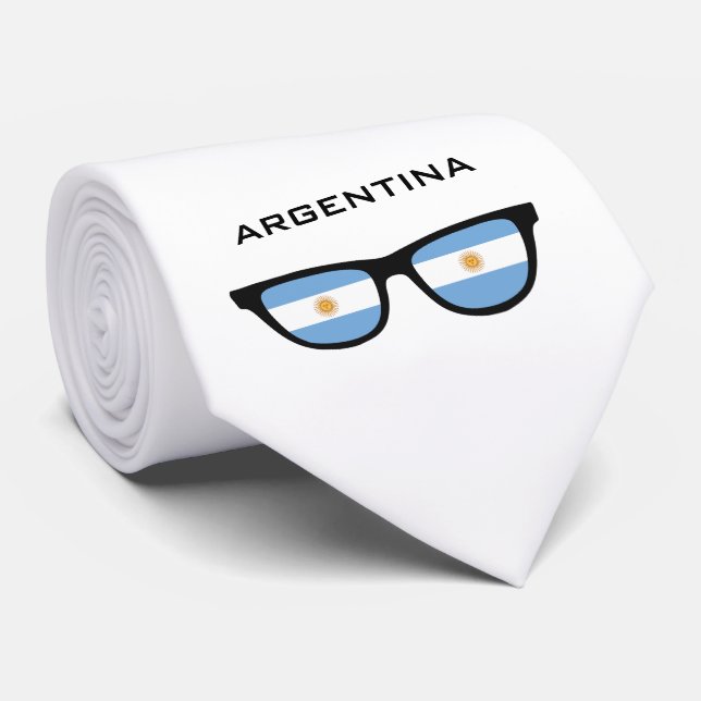 Argentina Espalha texto personalizado e gravata de (Rolled)