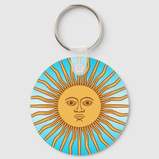 Argentina - Flag Sun - Chaveiro